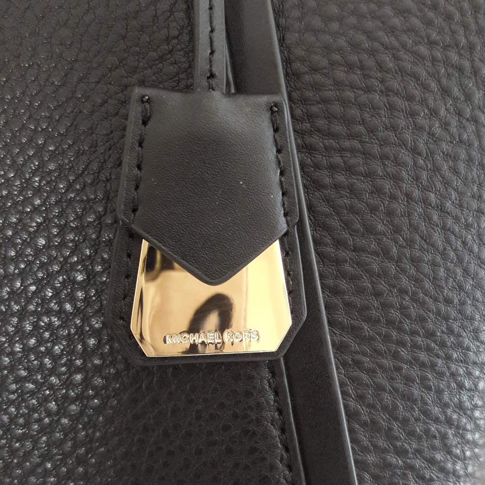 NWT MICHAEL KORS LEATHER WHITNEY SMOLE TOTE BAG - Picture 5 of 8